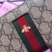 Gucci Zip Around Wallet In Web Bee GG Supreme