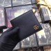 Gucci GG Marmont Bi-fold Wallet In Black Leather