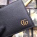 Gucci GG Marmont Bi-fold Wallet In Black Leather