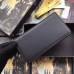 Gucci Zip Around Wallet With Gucci Logo In Black Leather