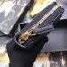 Gucci Zip Around Wallet With Gucci Logo In Black Leather