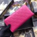 Gucci Pink Signature Zip Around Wallet With NY Yankees Patch