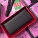 Gucci GG Marmont Continental Wallet In Black Leather