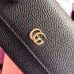 Gucci GG Marmont Continental Wallet In Black Leather