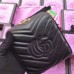 Gucci Black GG Marmont Matelasse Wallet