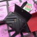 Gucci Black GG Marmont Matelasse Wallet