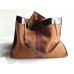 Gucci Brown Suede Rajah Large Tote Bag