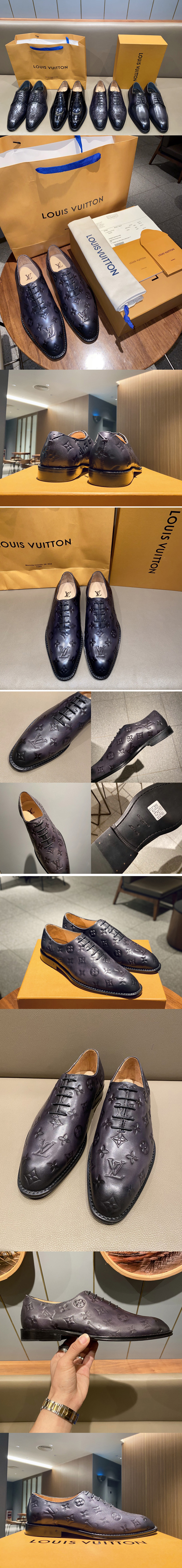 Replica Louis Vuitton 1A5GKH LV Voltaire derby Shoe in Monogram Canvas