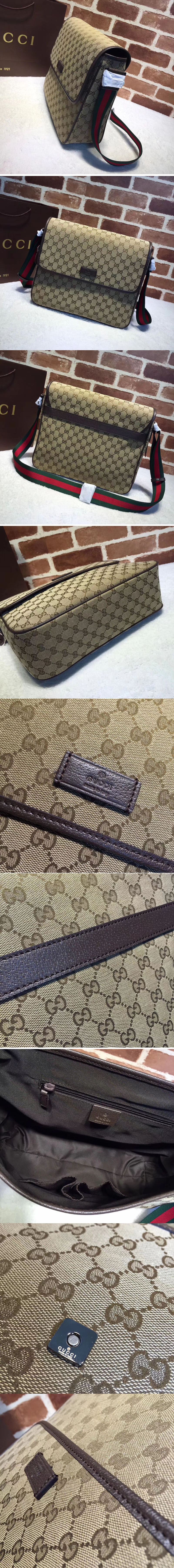 Replica Gucci 233052 Medium Messenger Bag Brown