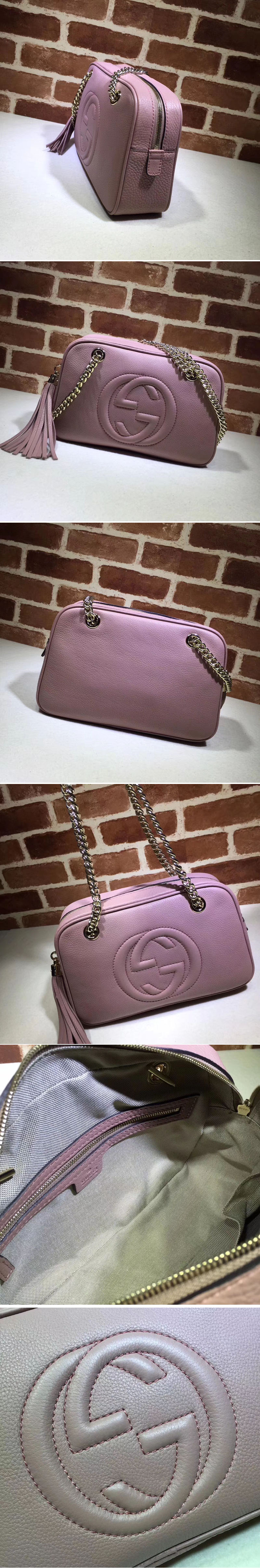 Replica Gucci 308983 Soho Shoulder Bags Pink