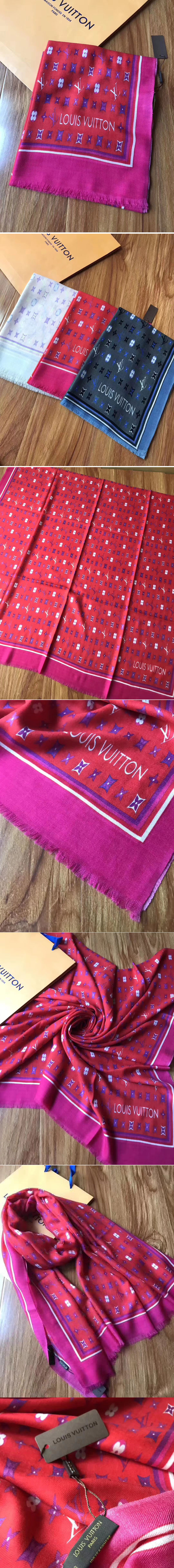 Replica Louis Vuitton Monogram 100x200cm Cashmere Scarf And Shawl