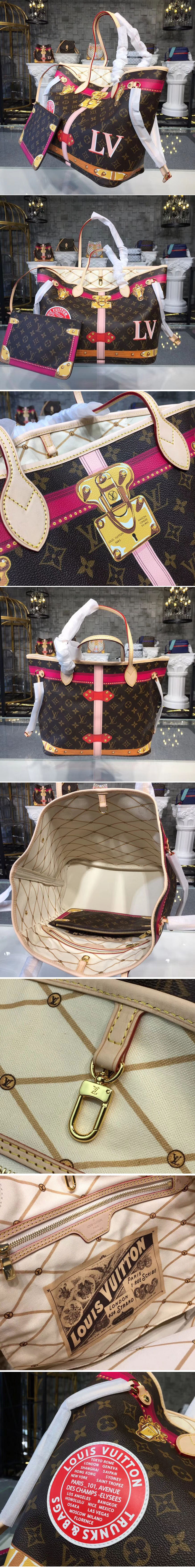 Replica Louis Vuitton M41390 LV Neverfull MM Bags Monogram Canvas 
