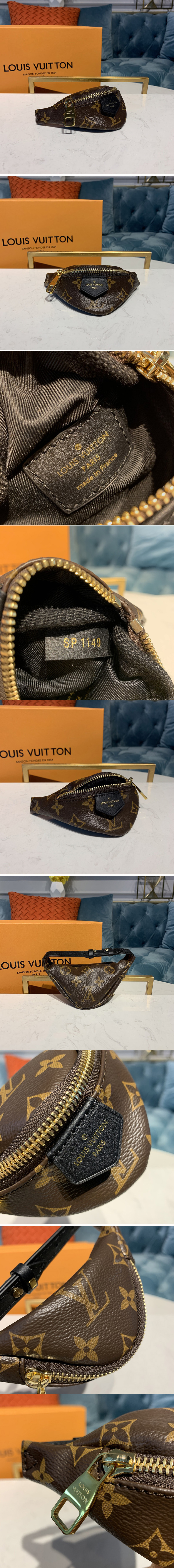 Authentic LOUIS VUITTON Party Bumbag Bracelet Monogram M6562A Used Japan