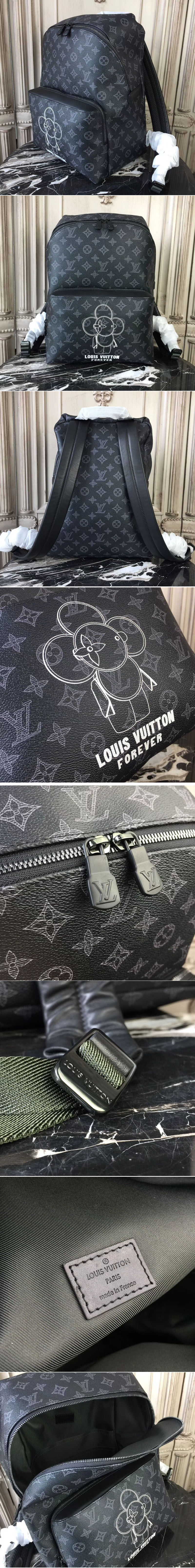 Replica Louis Vuitton M43675 Apollo Backpack Monogram Eclipse canvas