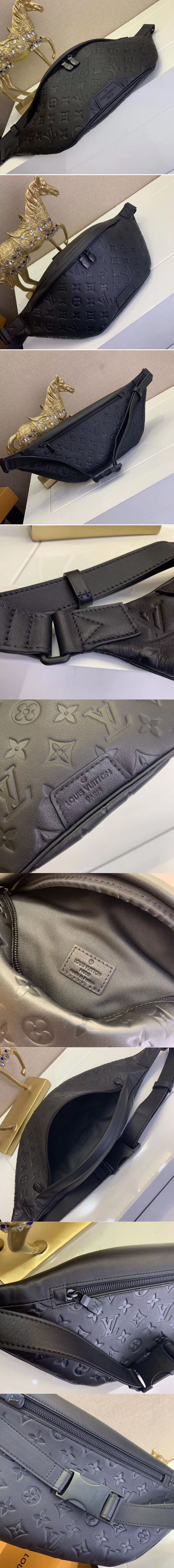 Replica Louis Vuitton M44388 LV Discovery Bumbag Monogram Shadow calf leather
