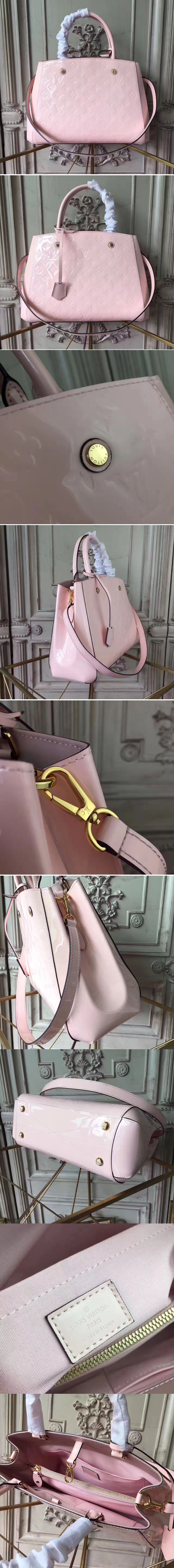Replica Louis Vuitton M50167 Monogram Vernis Montaigne MM Bags