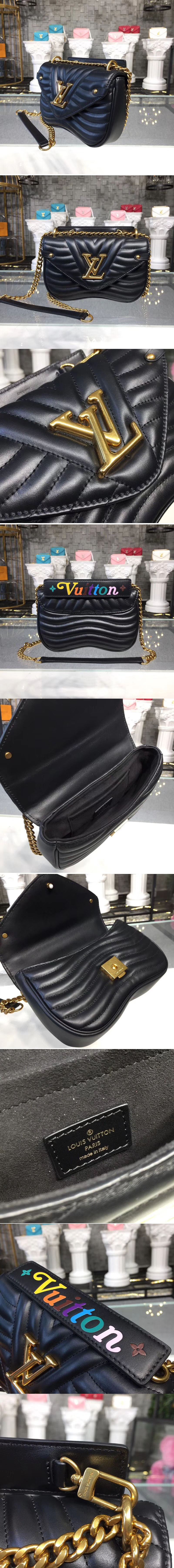 Replica Louis Vuitton M51683 LV New Wave Chain Bags PM Black
