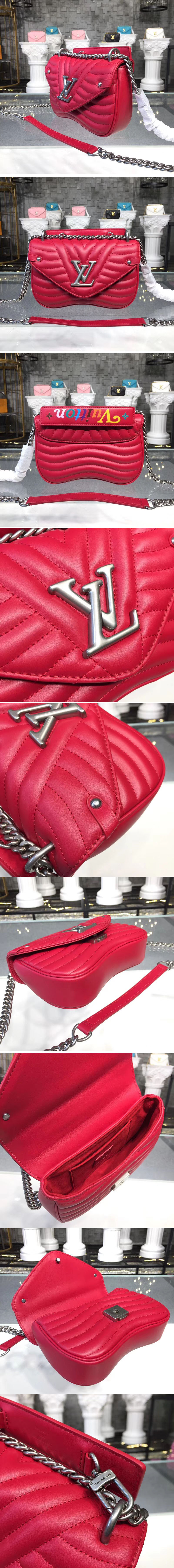 Replica Louis Vuitton M51930 LV New Wave Chain Bags PM Red