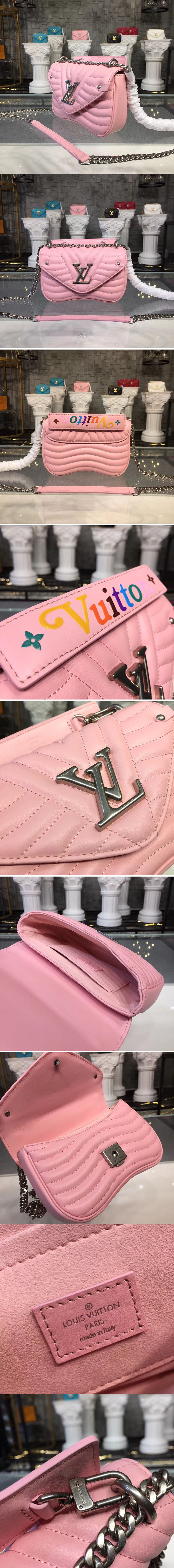 Replica Louis Vuitton M51933 LV New Wave Chain Bags PM Pink