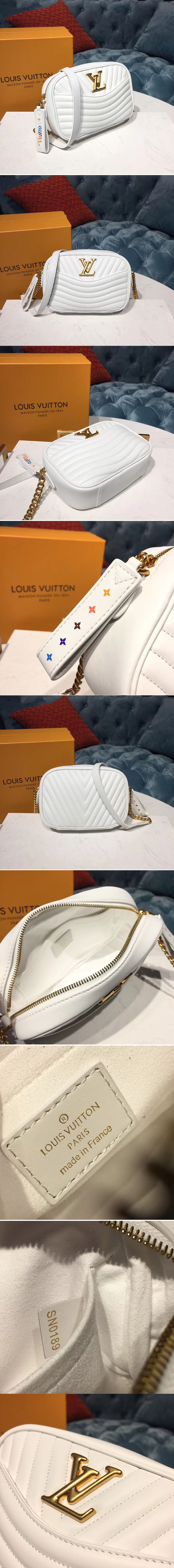 Replica Louis Vuitton M53863 LV New Wave Camera Bag White