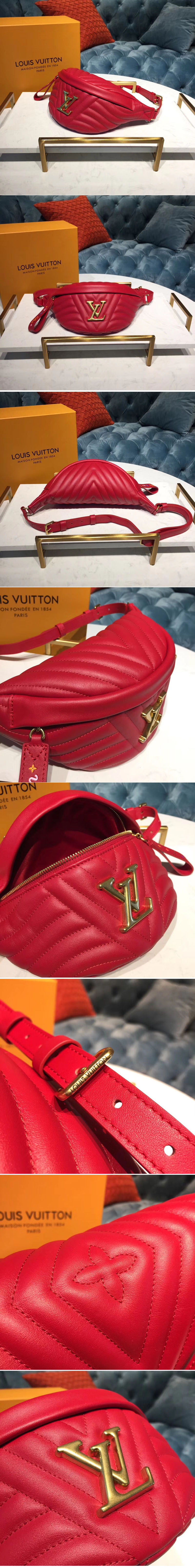 Replica Louis Vuitton M53750 LV New Wave Bumbag Red Leather