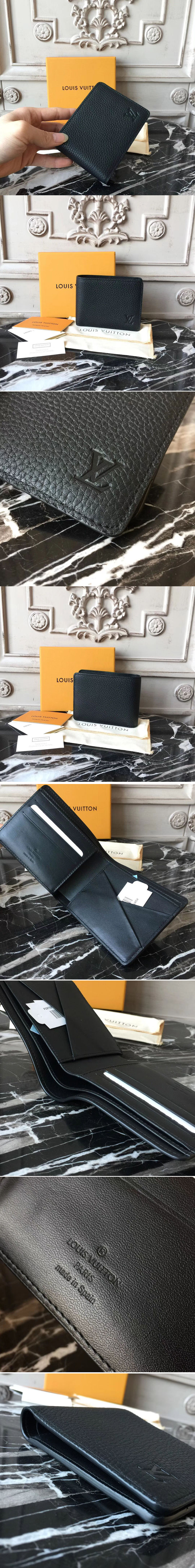 Replica Louis Vuitton M58189 Multiple Wallet Taurillon Leather