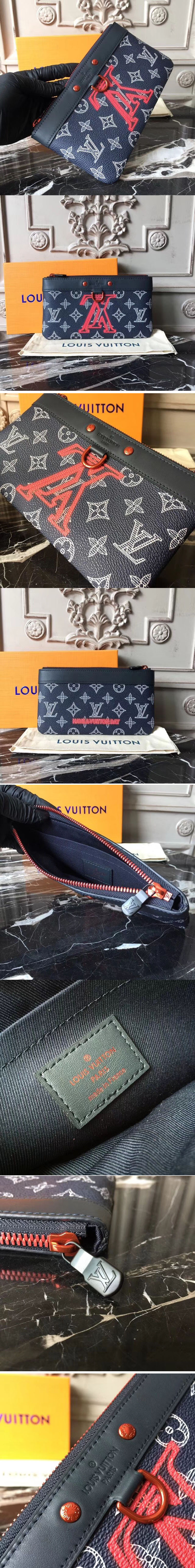 Replica Louis Vuitton Pochette Apollo PM Monogram Upside Down Canvas