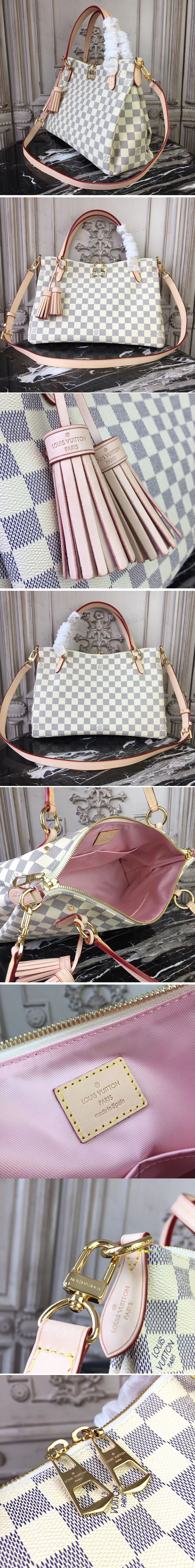 Replica Louis Vuitton N40022 Lymington Damier Azur Canvas Bags