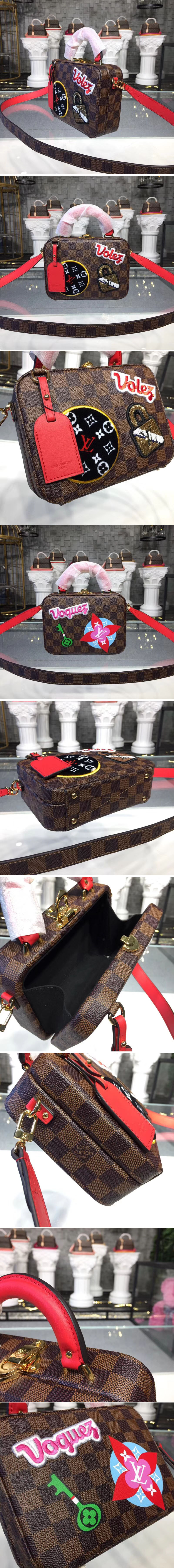 Replica Louis Vuitton N40048 LV Stories Box Damier Ebene Canvas Bags