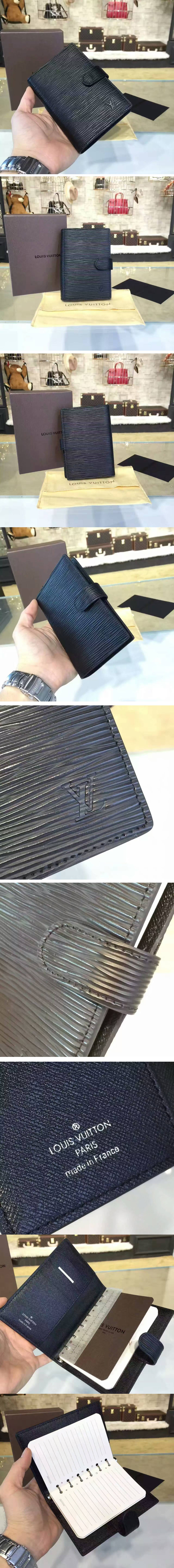 Replica Louis Vuitton R20052 Small Ring Agenda Cover Epi Leather 