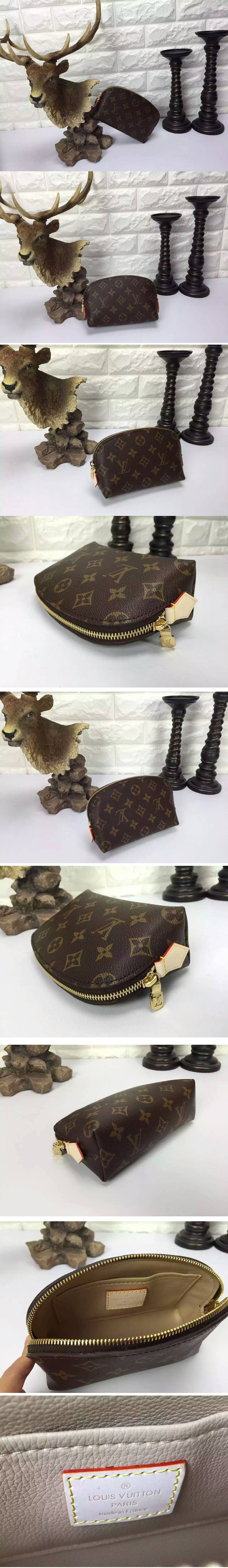 Replica Louis Vuitton M47515 Monogram Canvas Cosmetic Pouch 